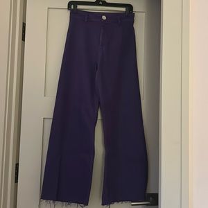 Zara Marine Women’s High Rise Purple Jeans